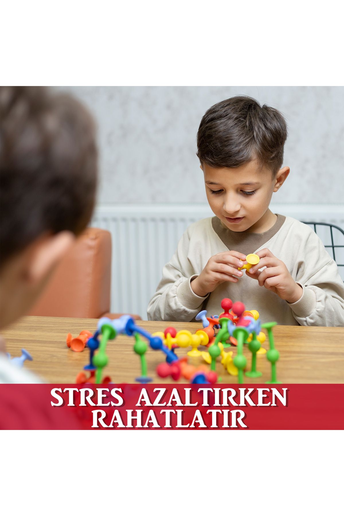 Vakum Molekül 25 Parça Yapı Taşları Fidget Duyusal Eğitici Oyuncak