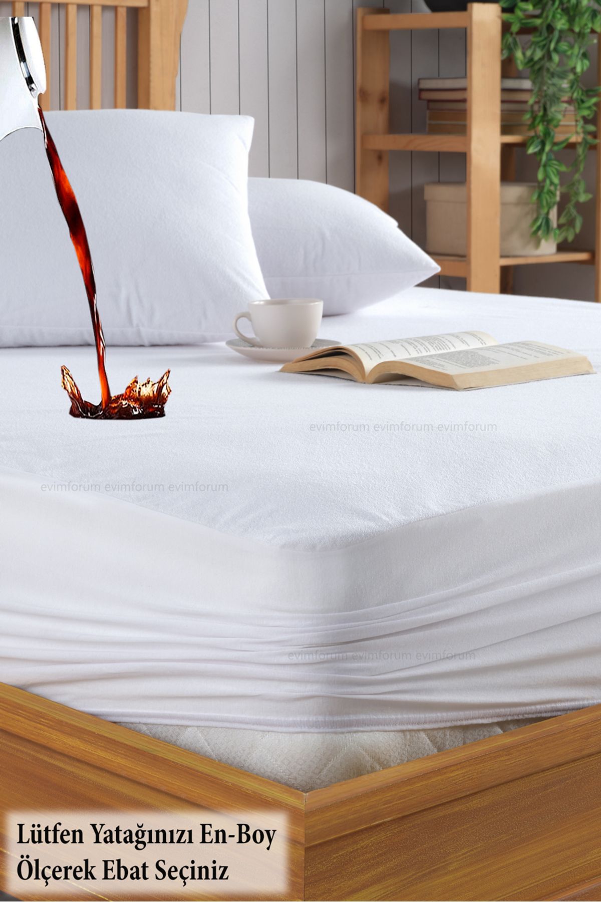 Mikro Fitted Full Kenar Su Sıvı Geçirmez Yatak Koruyucu Alez Çarşaf Tek Çift Battal (10 FARKLI EBAT)