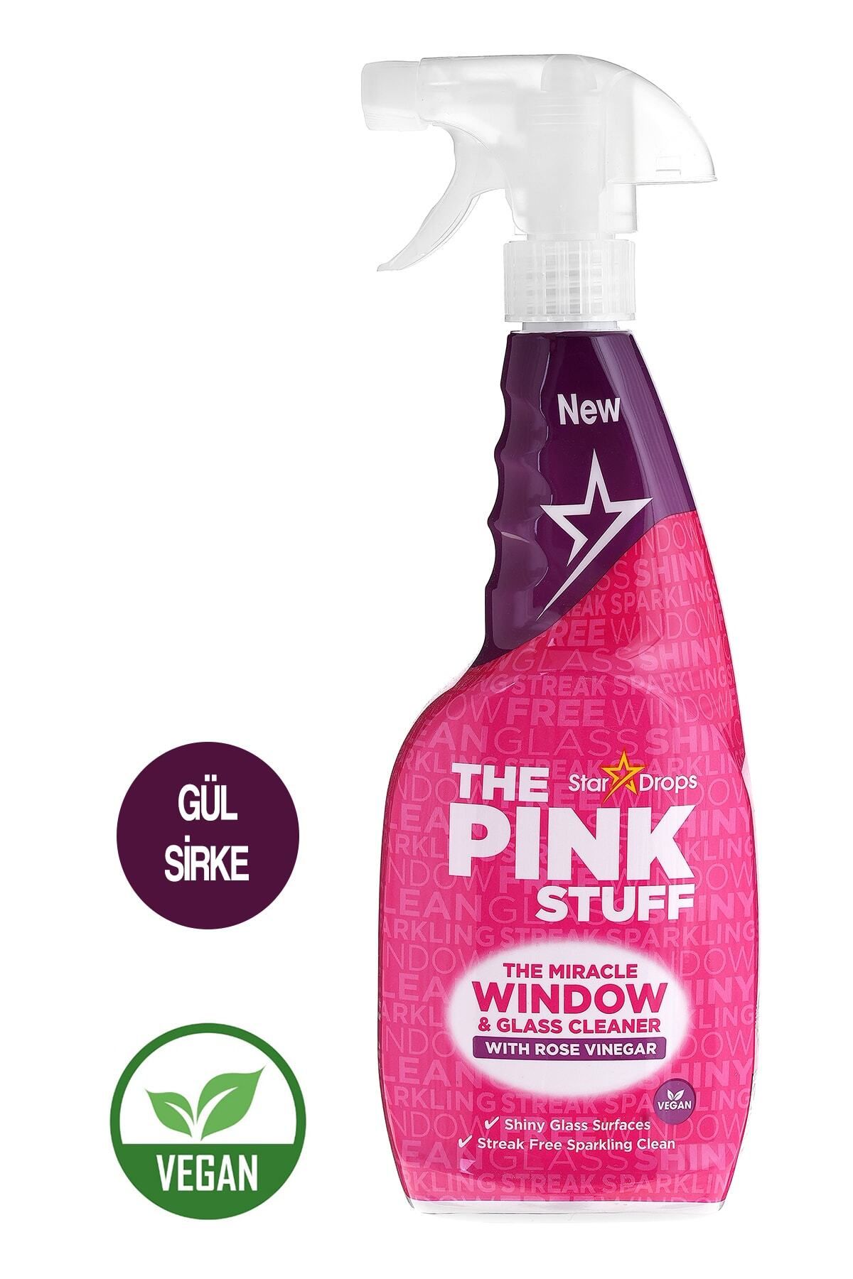 Mucizevi Vinegar Cam Temizleyici 750ml